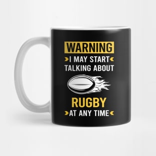 Warning Rugby Mug